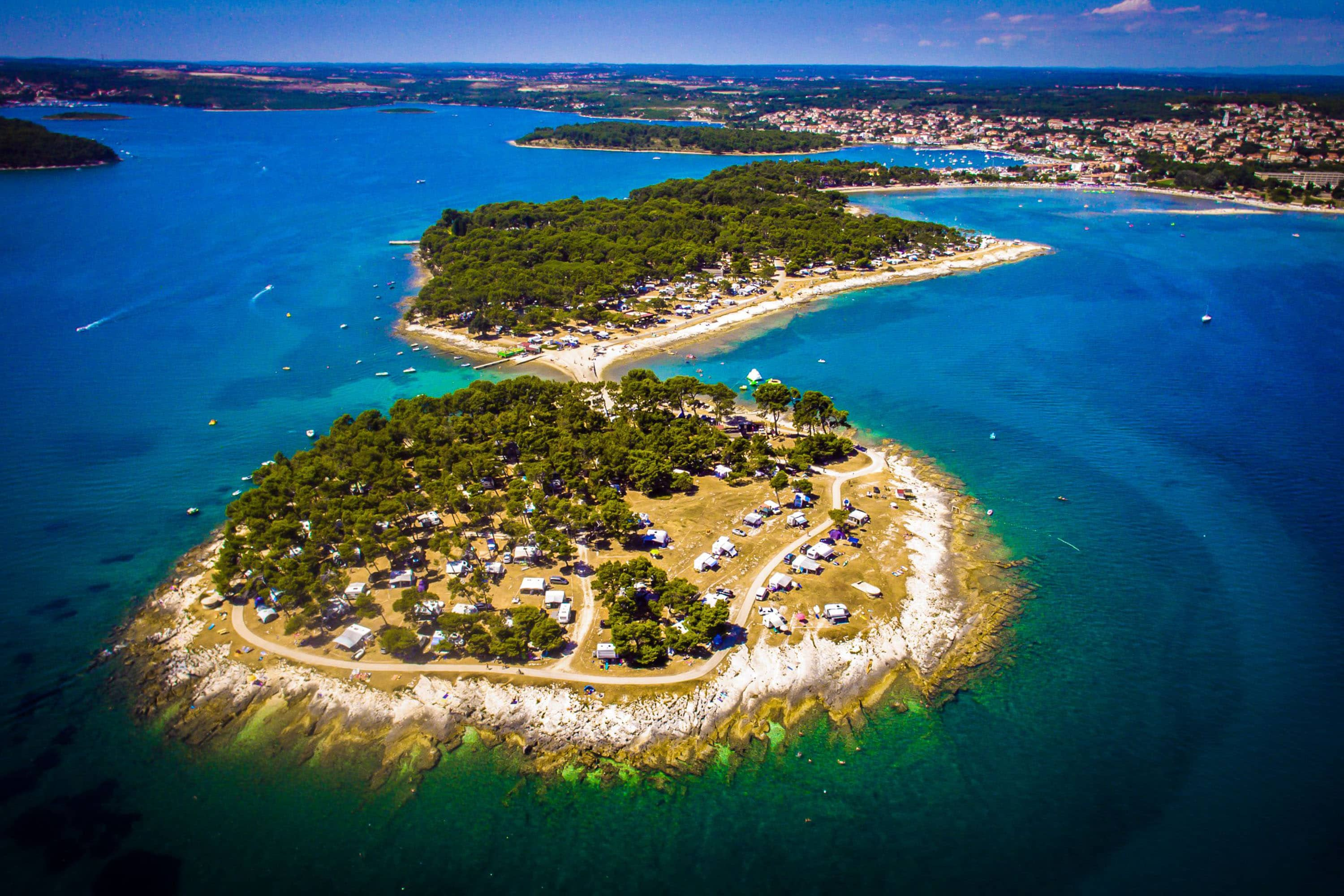 Vakantie naar Arena Medulin Campsite in Istrië in Kroatië