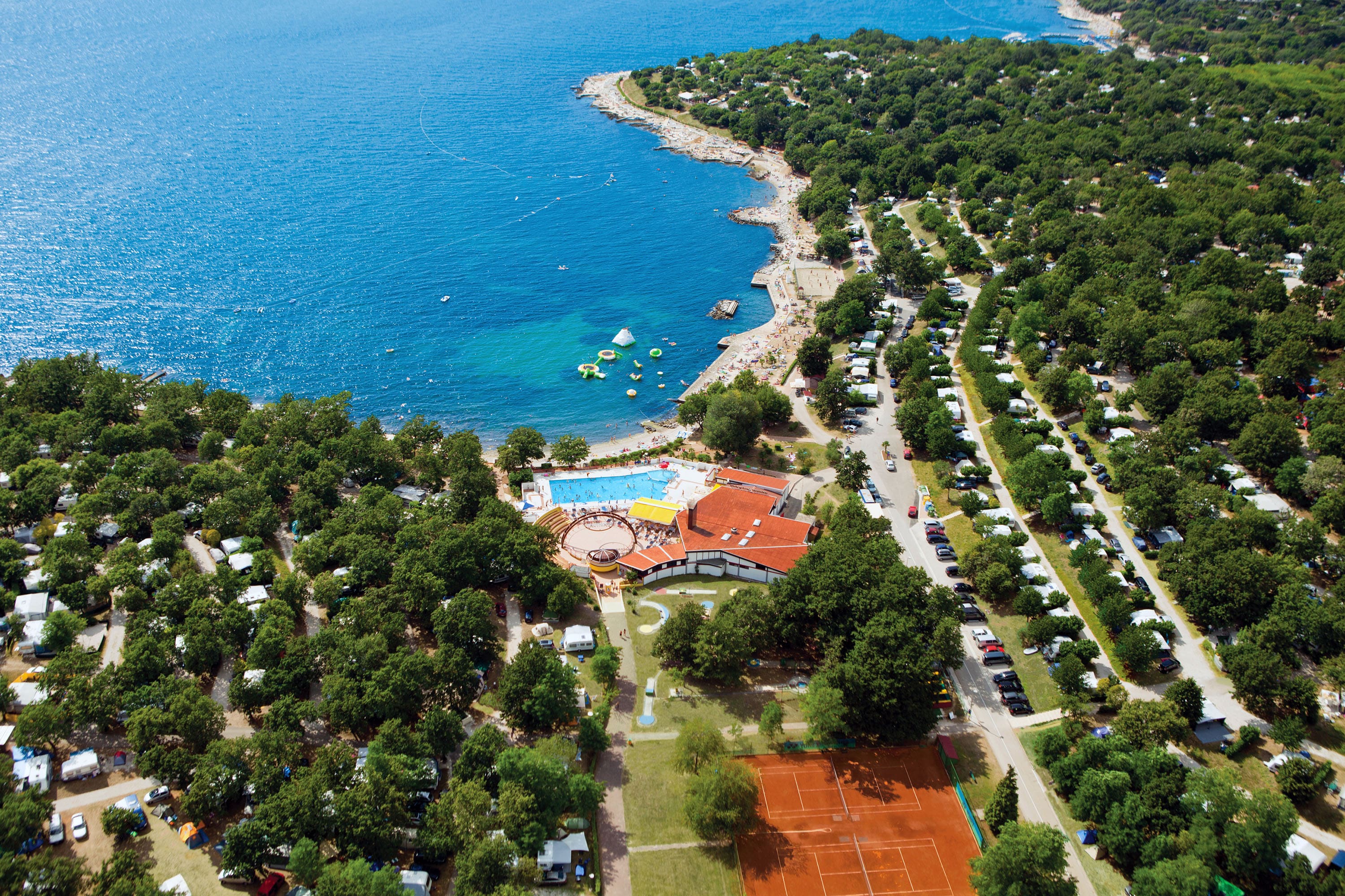 Vakantie naar Camping Bijela Uvala in Poreč in Kroatië