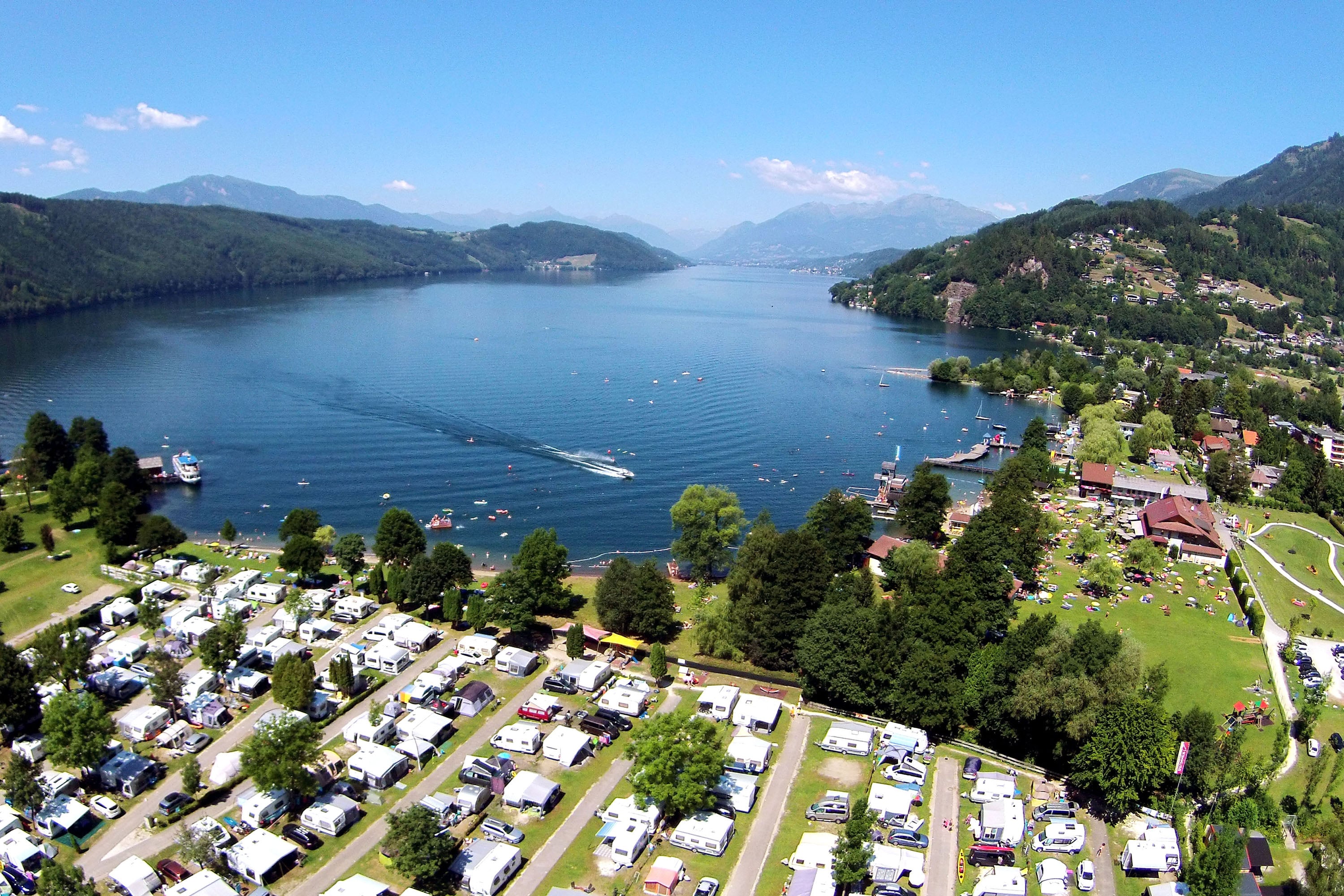 Vakantie naar Camping Brunner am See in Karinthië in Oostenrijk