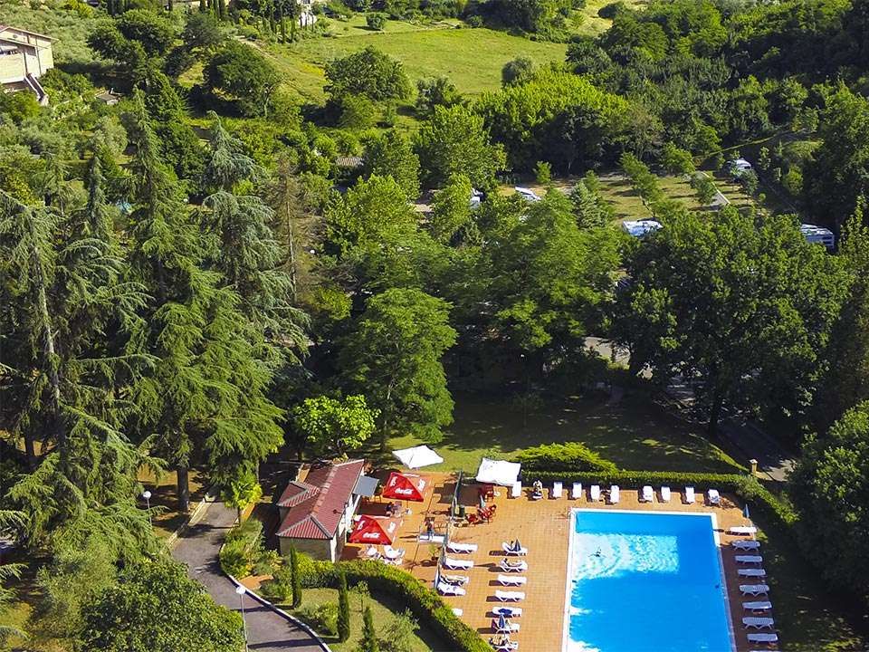 Vakantie naar Camping Colleverde in Siena in Italië