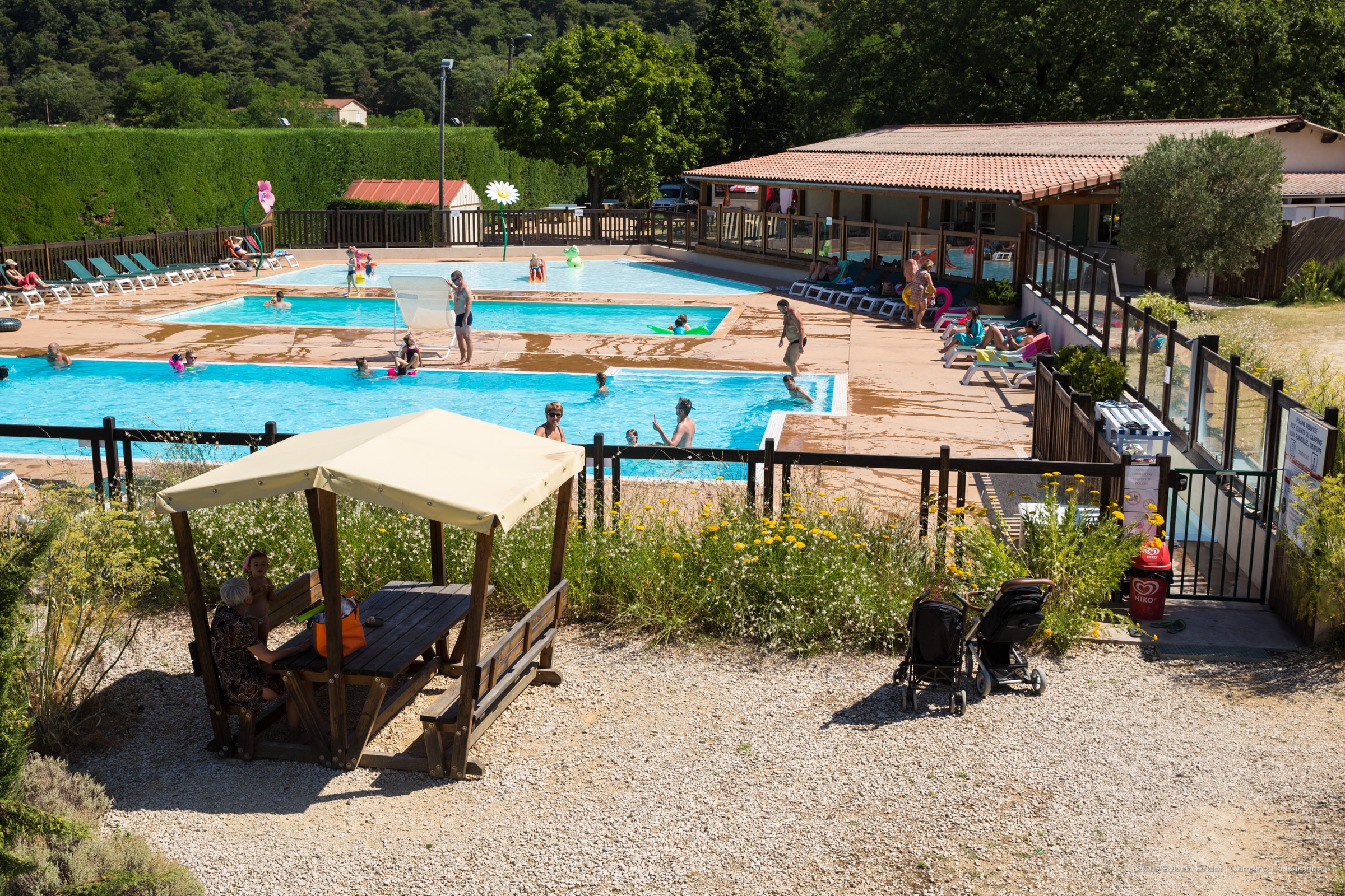 Vakantie naar Camping Domaine La Garenne in Drôme in Frankrijk