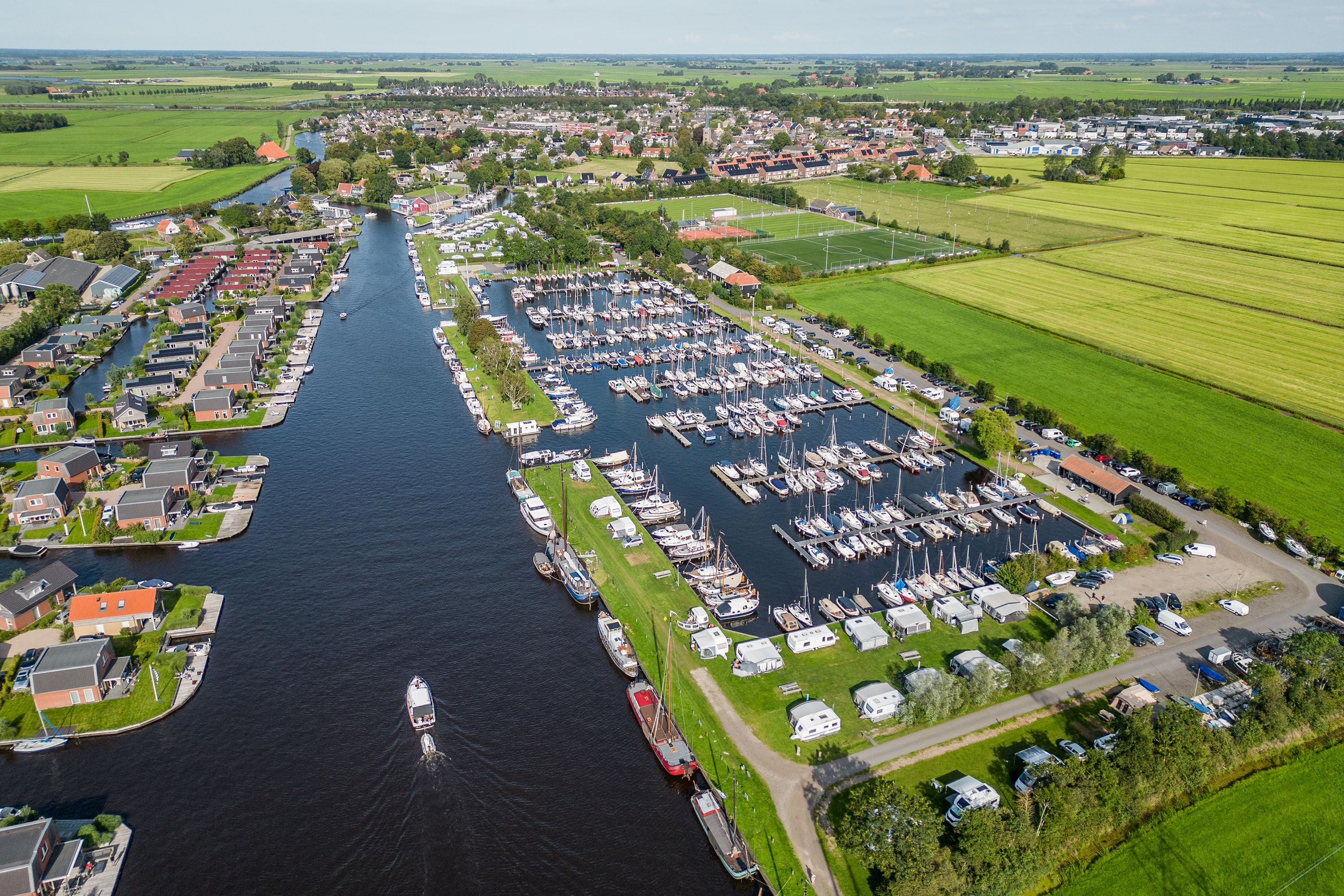 Vakantie naar Camping Drijfveer in Friesland in Nederland