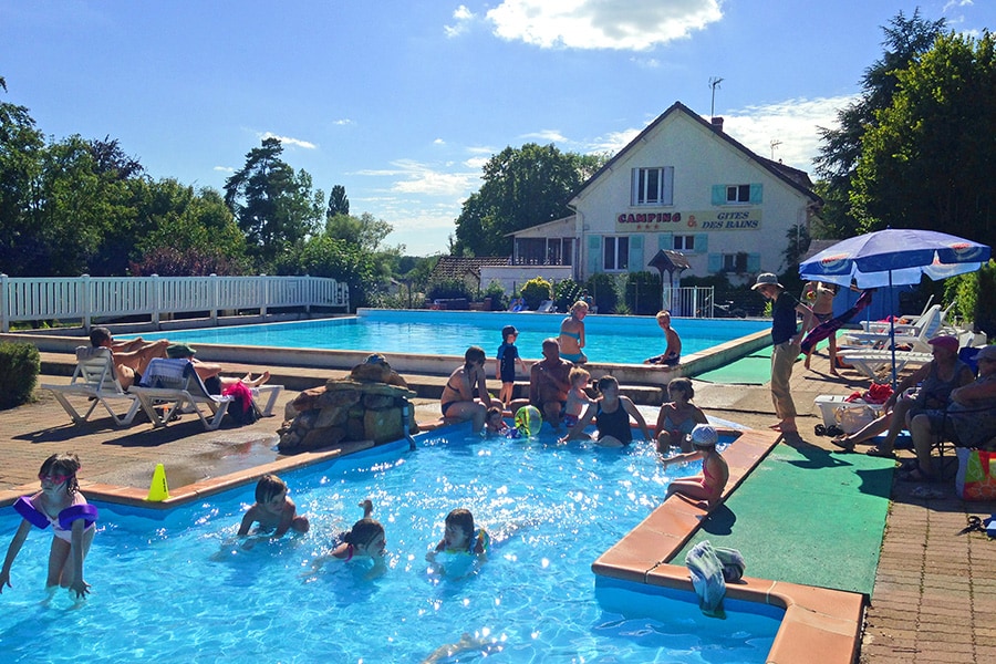 Vakantie naar Camping et gîtes des Bains in Nièvre in Frankrijk