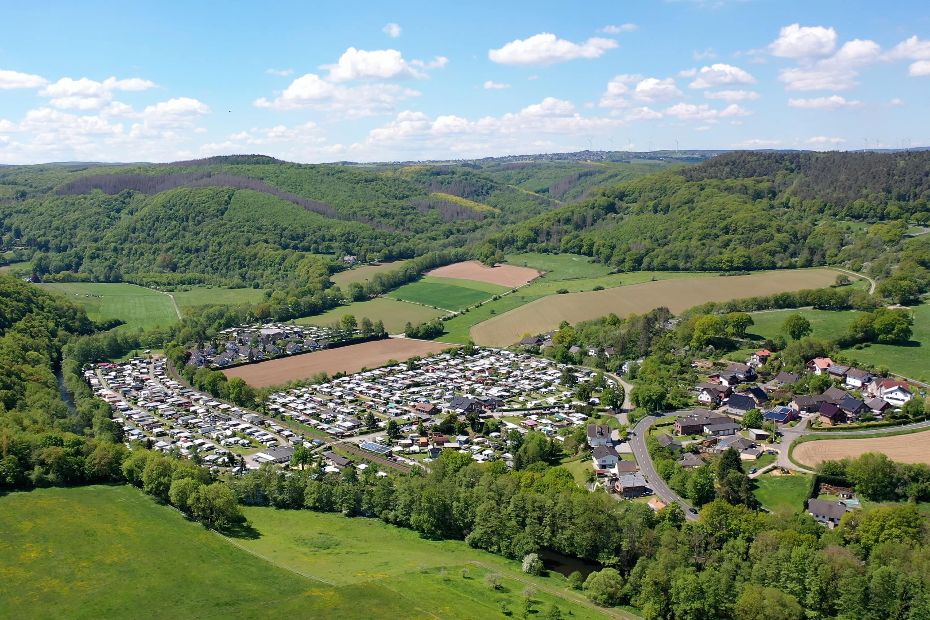 Vakantie naar Camping Hetzingen in Noordrijn Westfalen in Duitsland