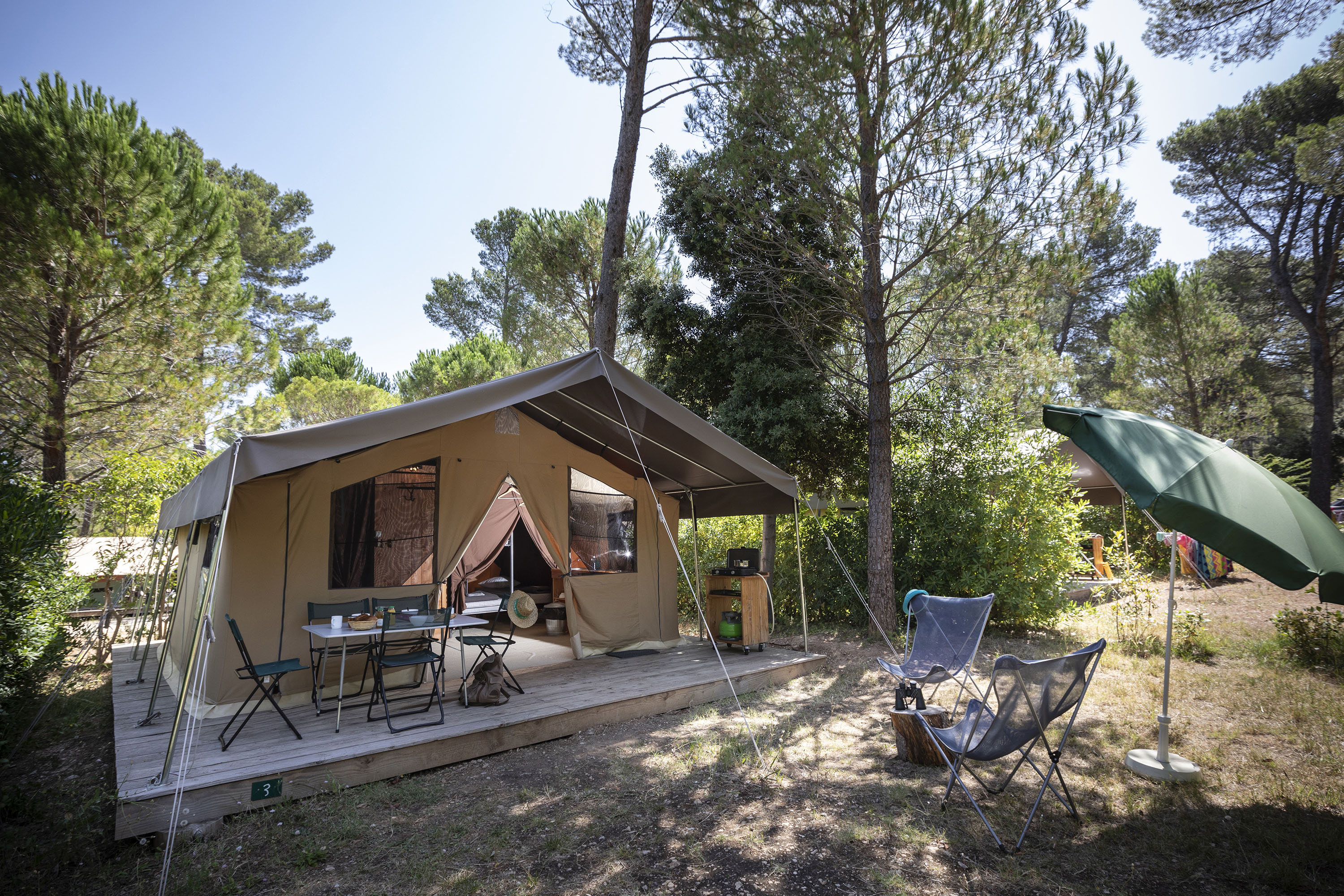 Vakantie naar Camping Huttopia Fontvieille in Bouches Du Rhône in Frankrijk