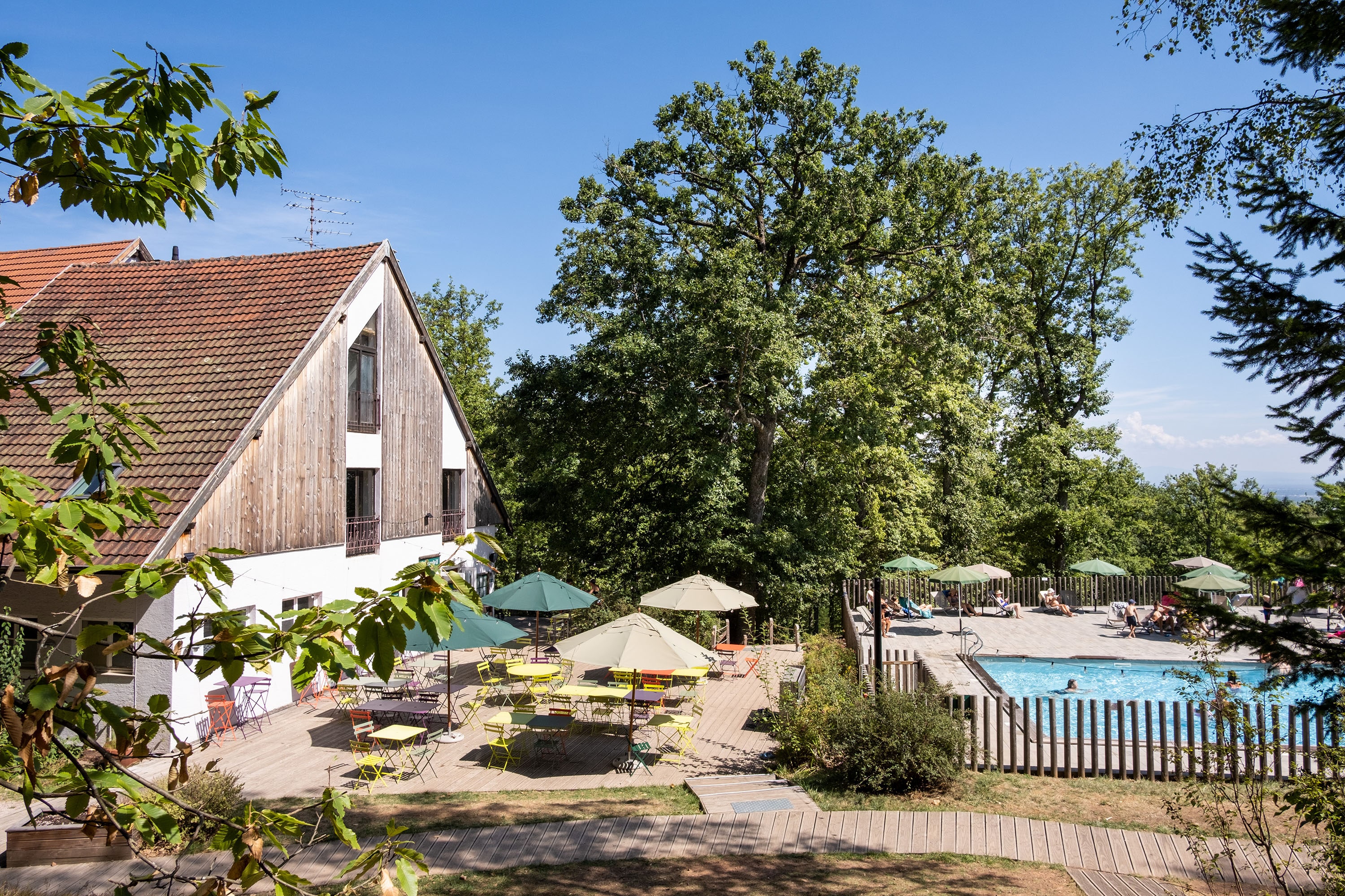 Vakantie naar Camping Huttopia Wattwiller in Haut Rhin in Frankrijk