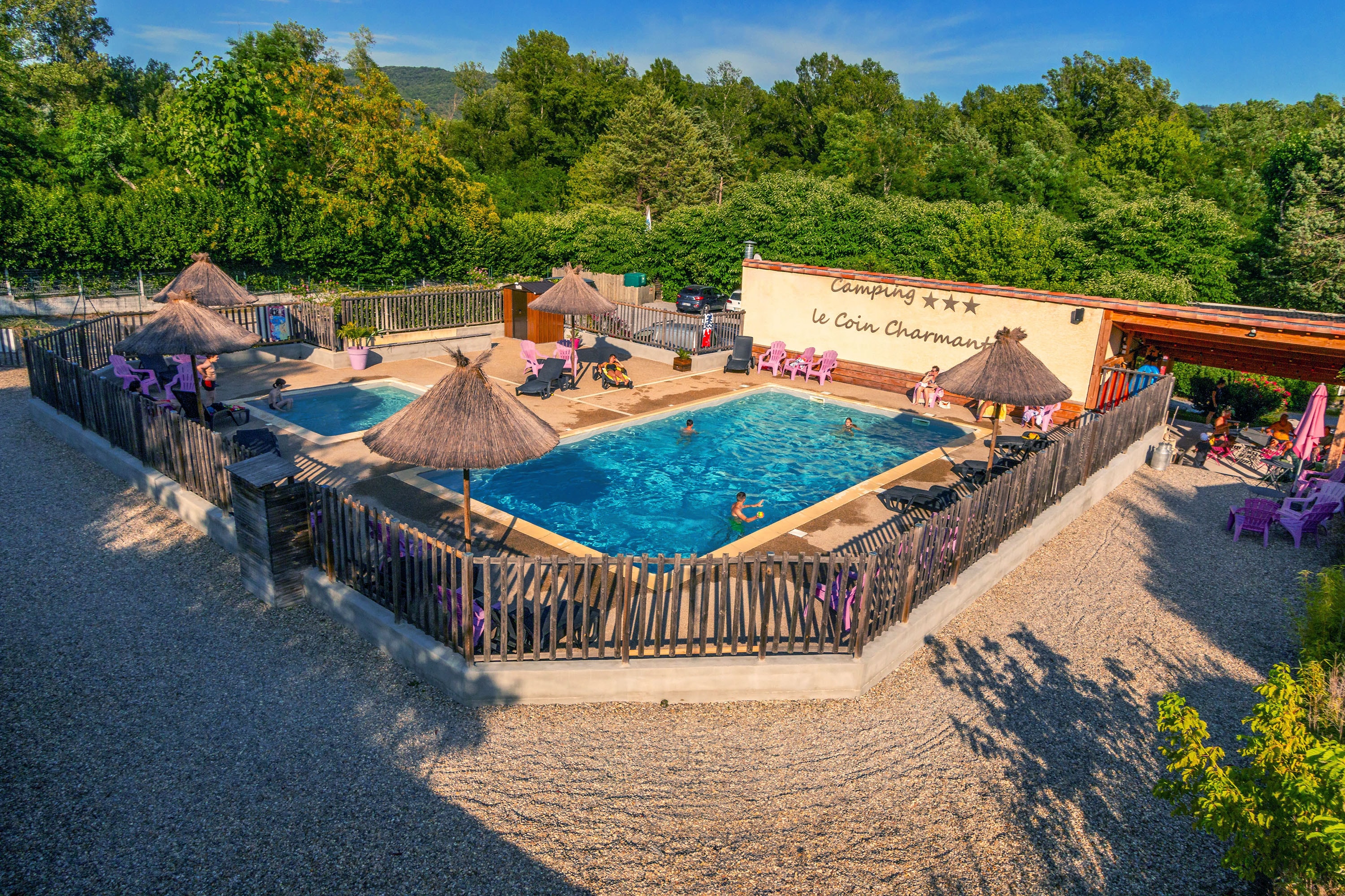 Vakantie naar Camping Le Coin Charmant in Ardèche in Frankrijk