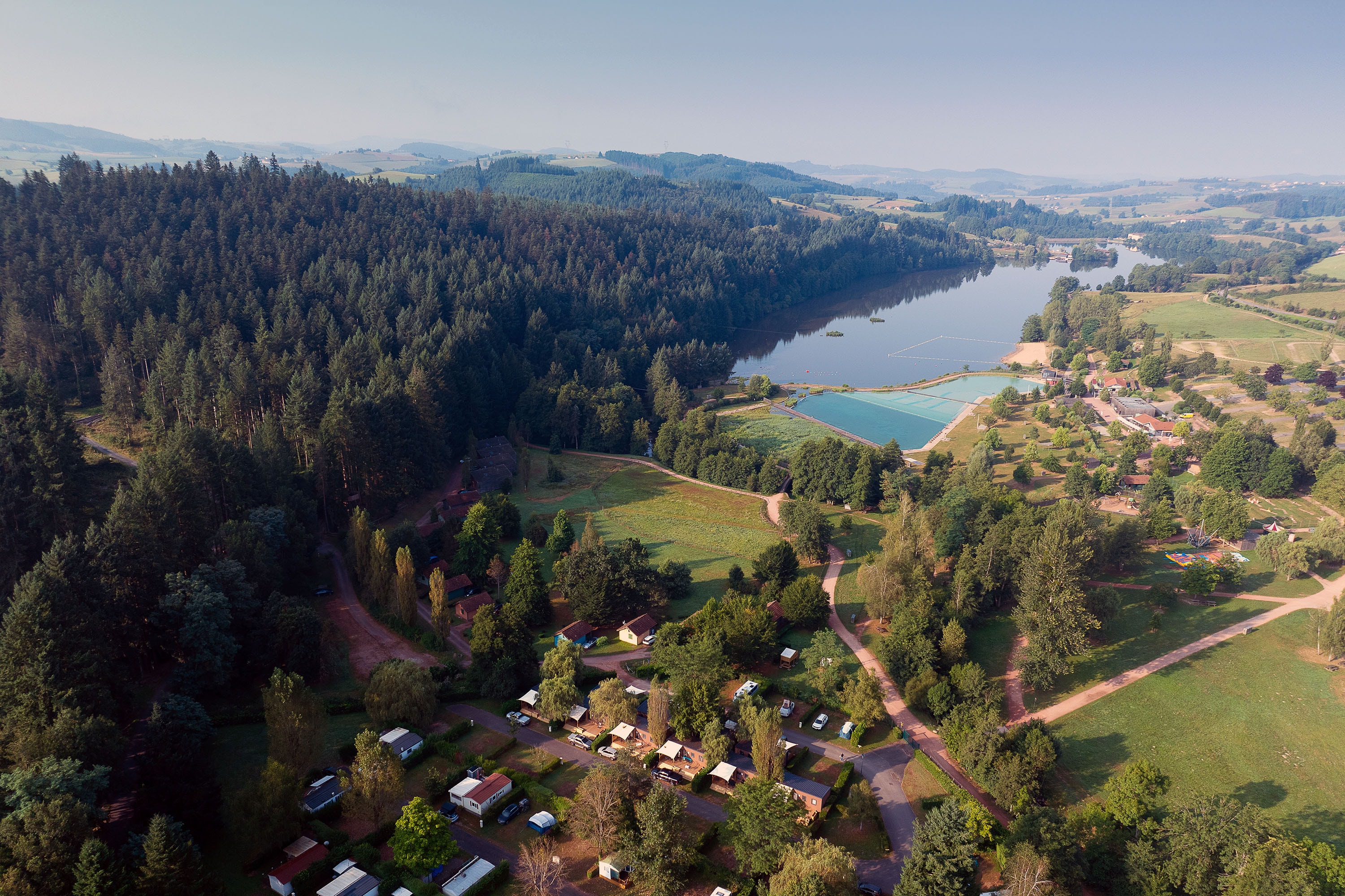 Vakantie naar Camping Le Lac des Sapins in Rhône in Frankrijk