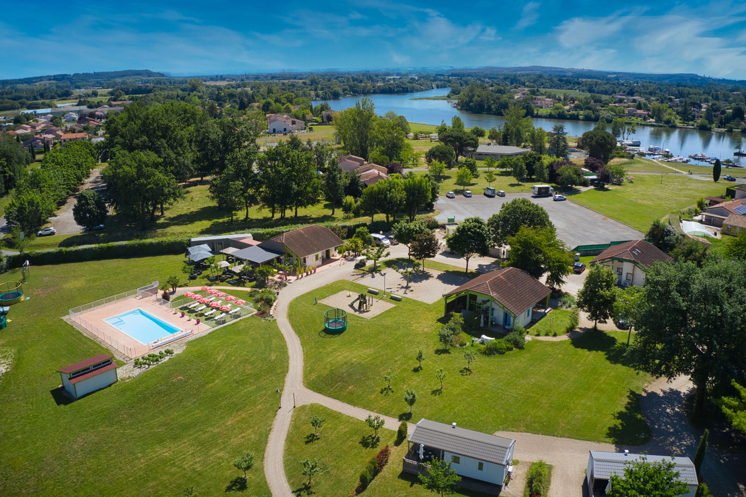 Vakantie naar Camping Les Pommiers d'Aiguelèze in Tarn in Frankrijk