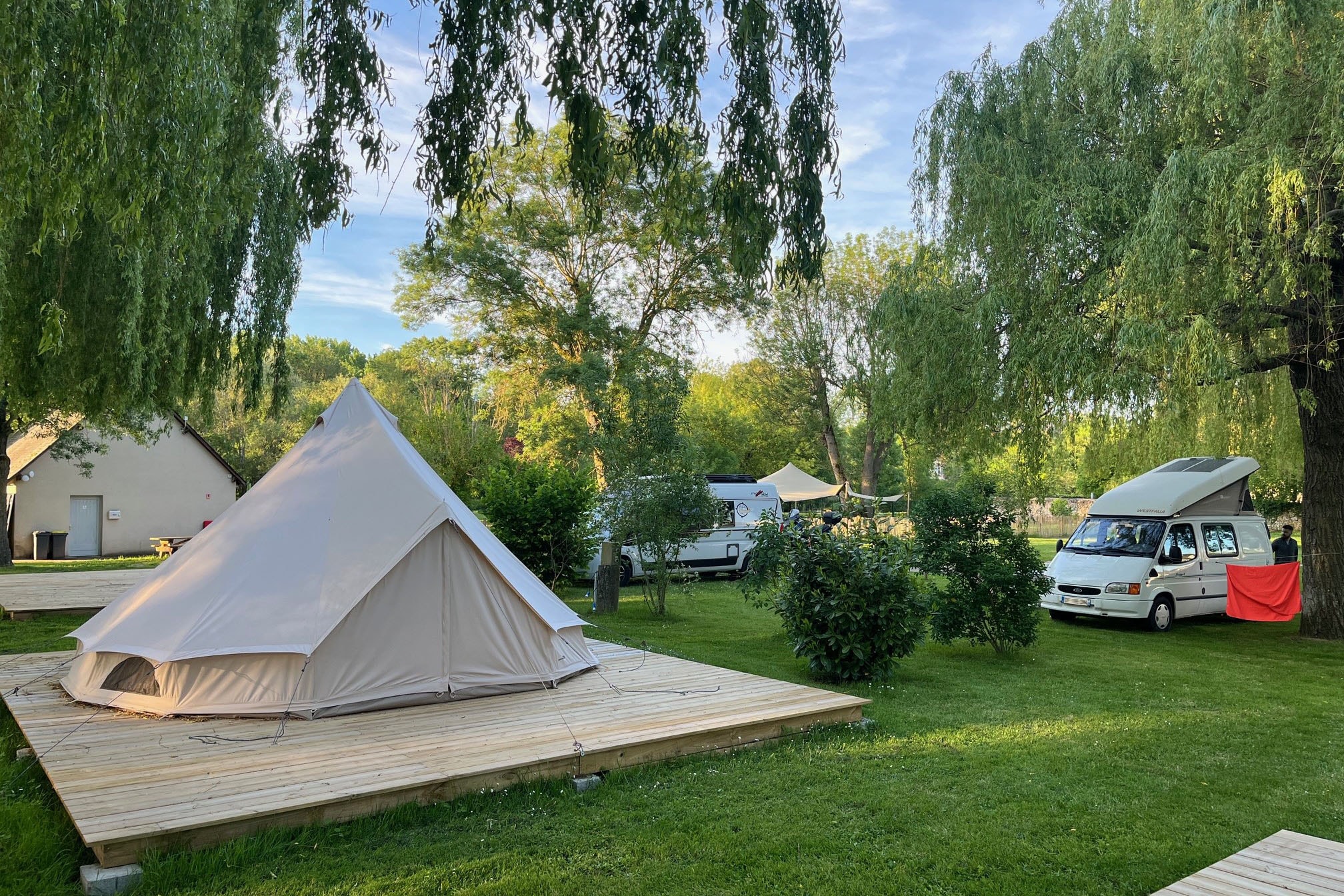 Vakantie naar Camping Les Saules de Cormery in Indre Et Loire in Frankrijk