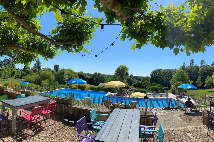 Vakantie naar Camping Lestaubière in Dordogne in Frankrijk