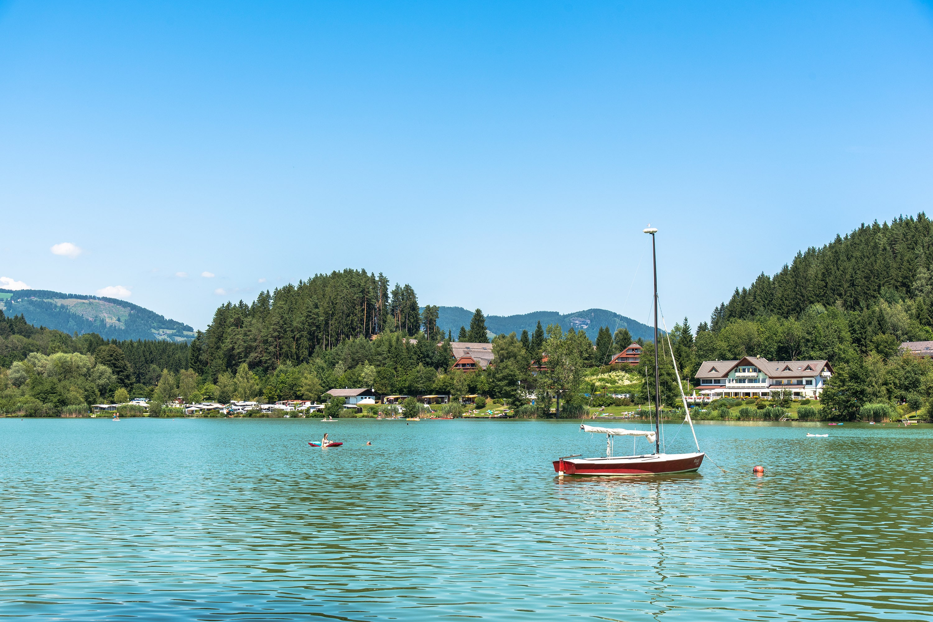 Vakantie naar Camping Maltschacher Seewirt in Karinthië in Oostenrijk