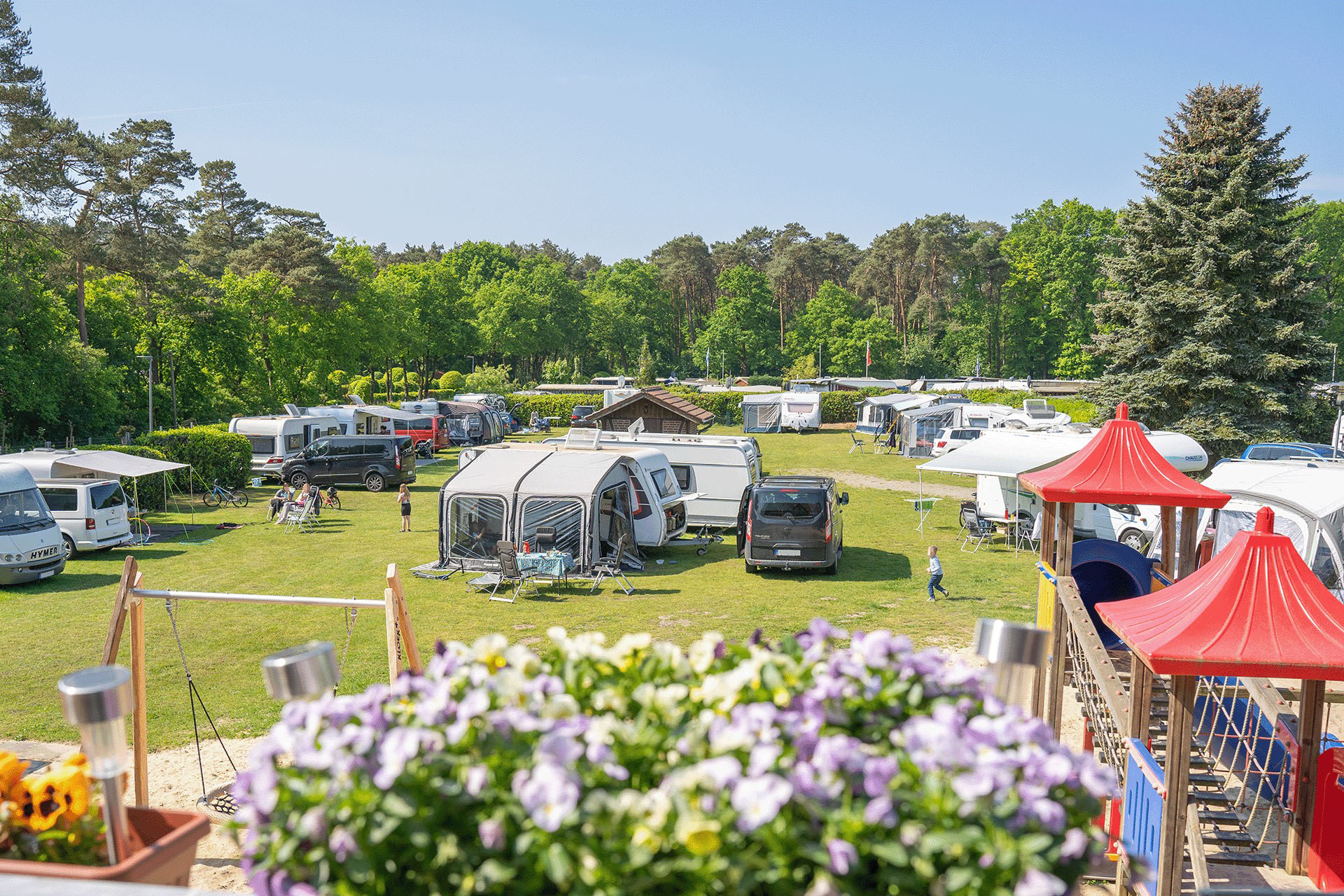 Vakantie naar Camping Münsterland Eichenhof in Noordrijn Westfalen in Duitsland