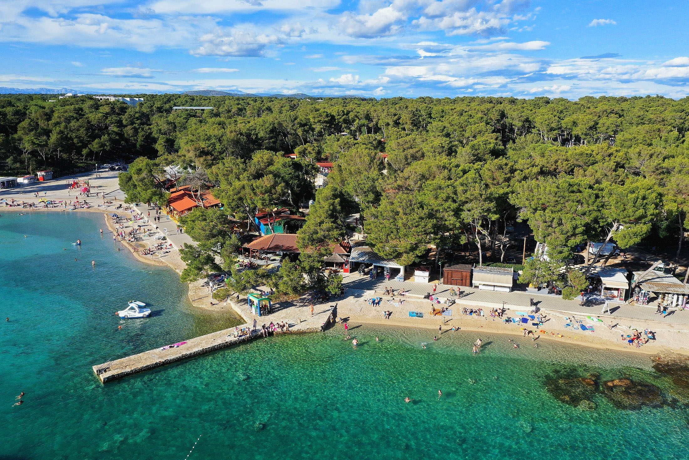 Vakantie naar Camping Park Soline in Biograd Na Moru in Kroatië