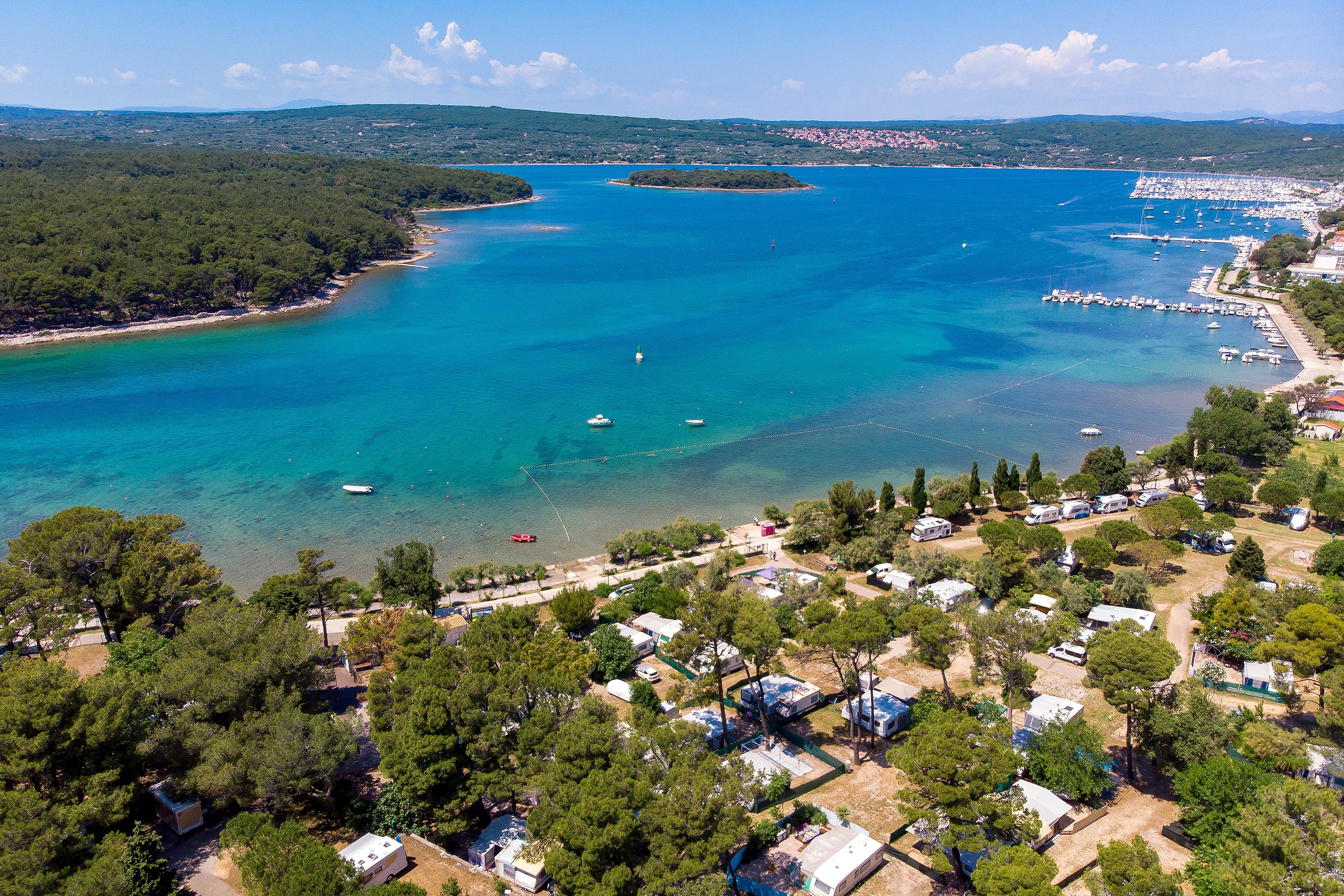 Vakantie naar Camping Pila in Primorje Gorski Kotar in Kroatië