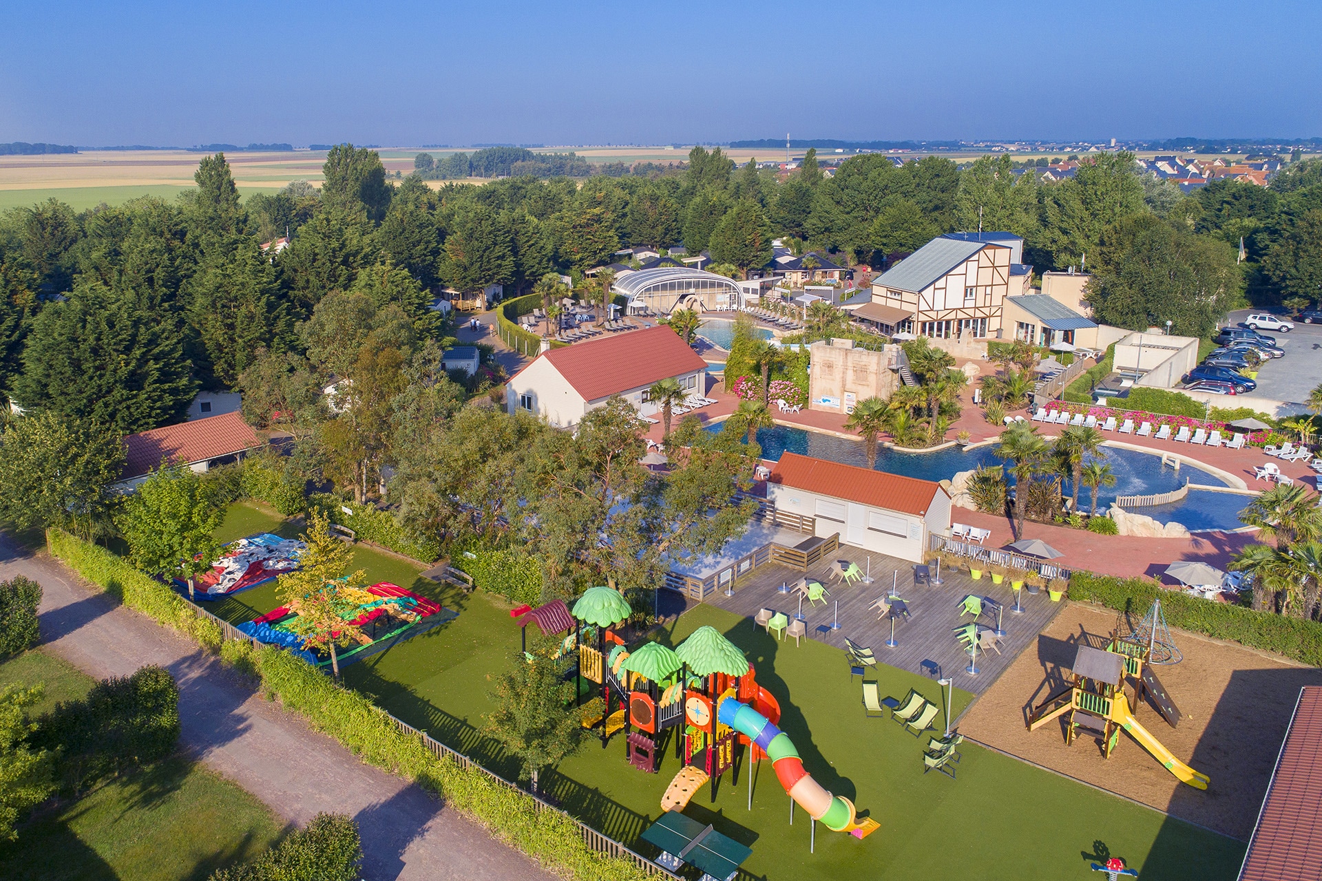 Vakantie naar Camping Sandaya Côte de Nacre in Saint Aubin Sur Mer in Frankrijk