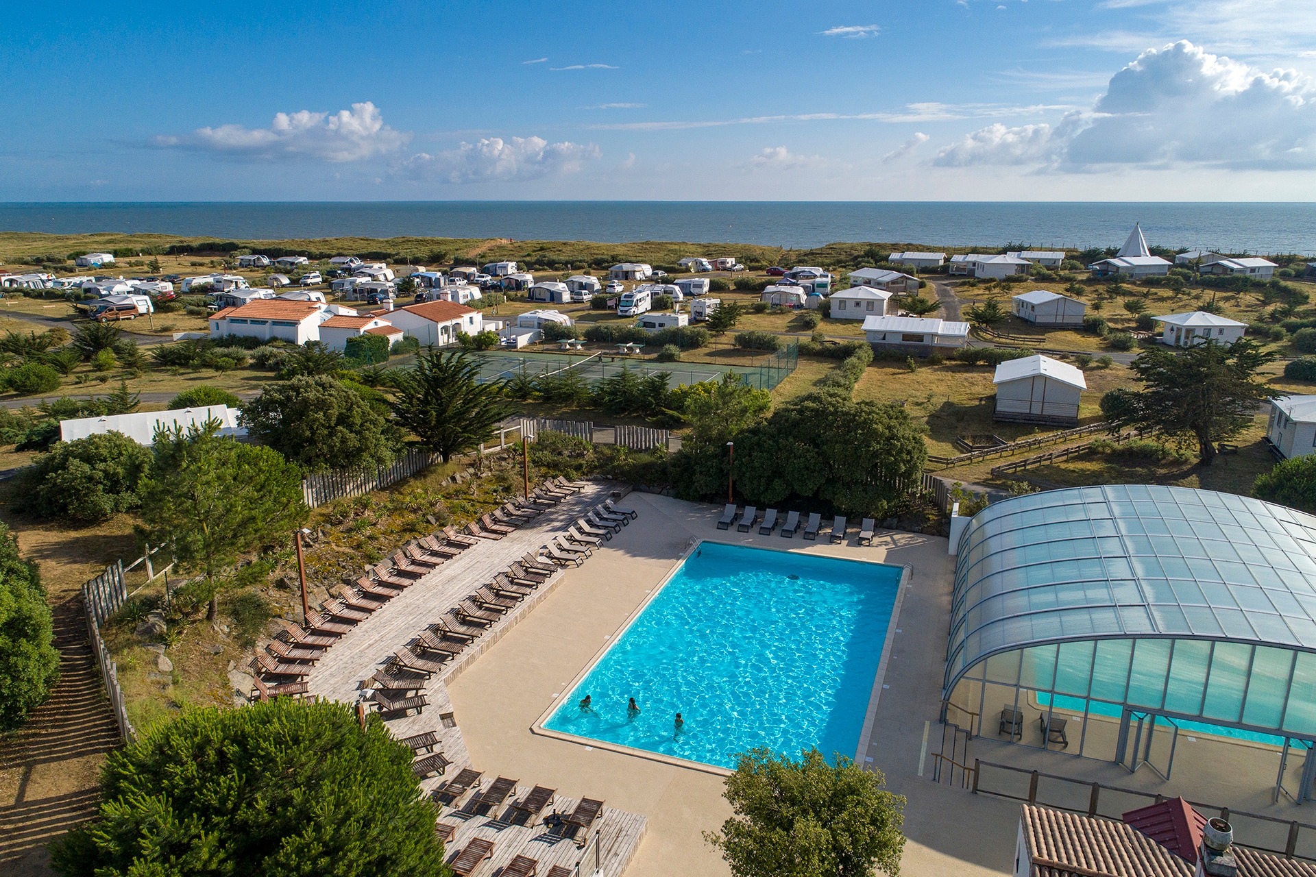 Vakantie naar Camping Sandaya Domaine Le Midi in Barbâtre in Frankrijk