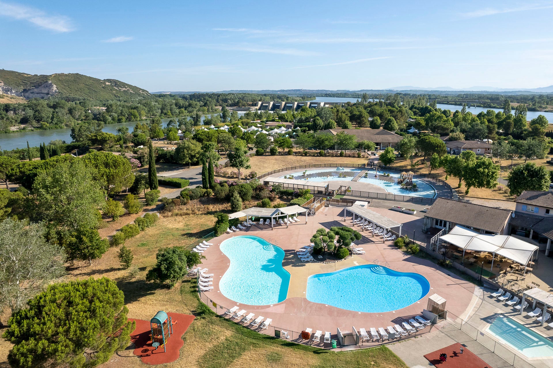 Vakantie naar Camping Sandaya L'Île des Papes in Gard in Frankrijk