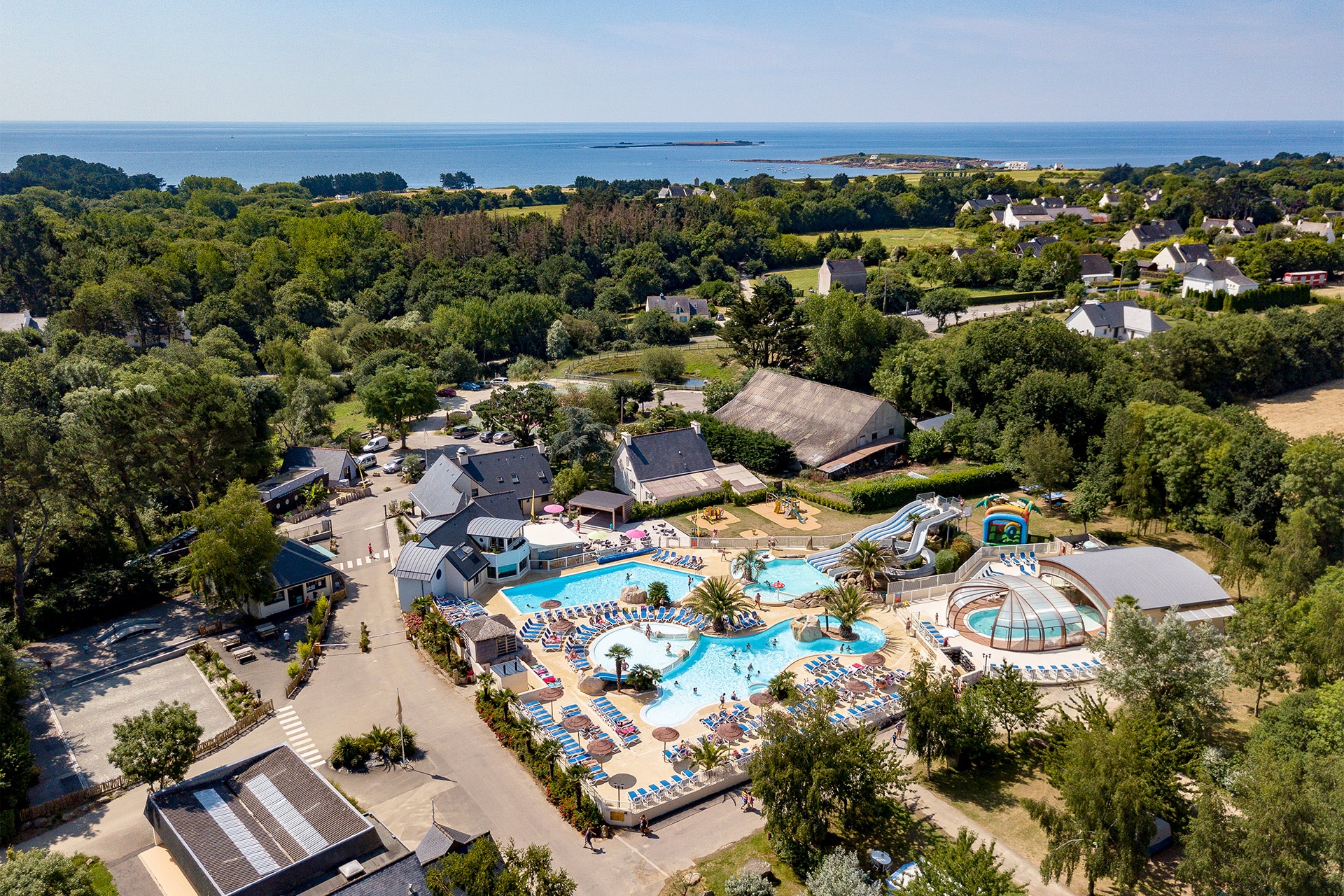 Vakantie naar Camping Sandaya Les Deux Fontaines in Névez in Frankrijk