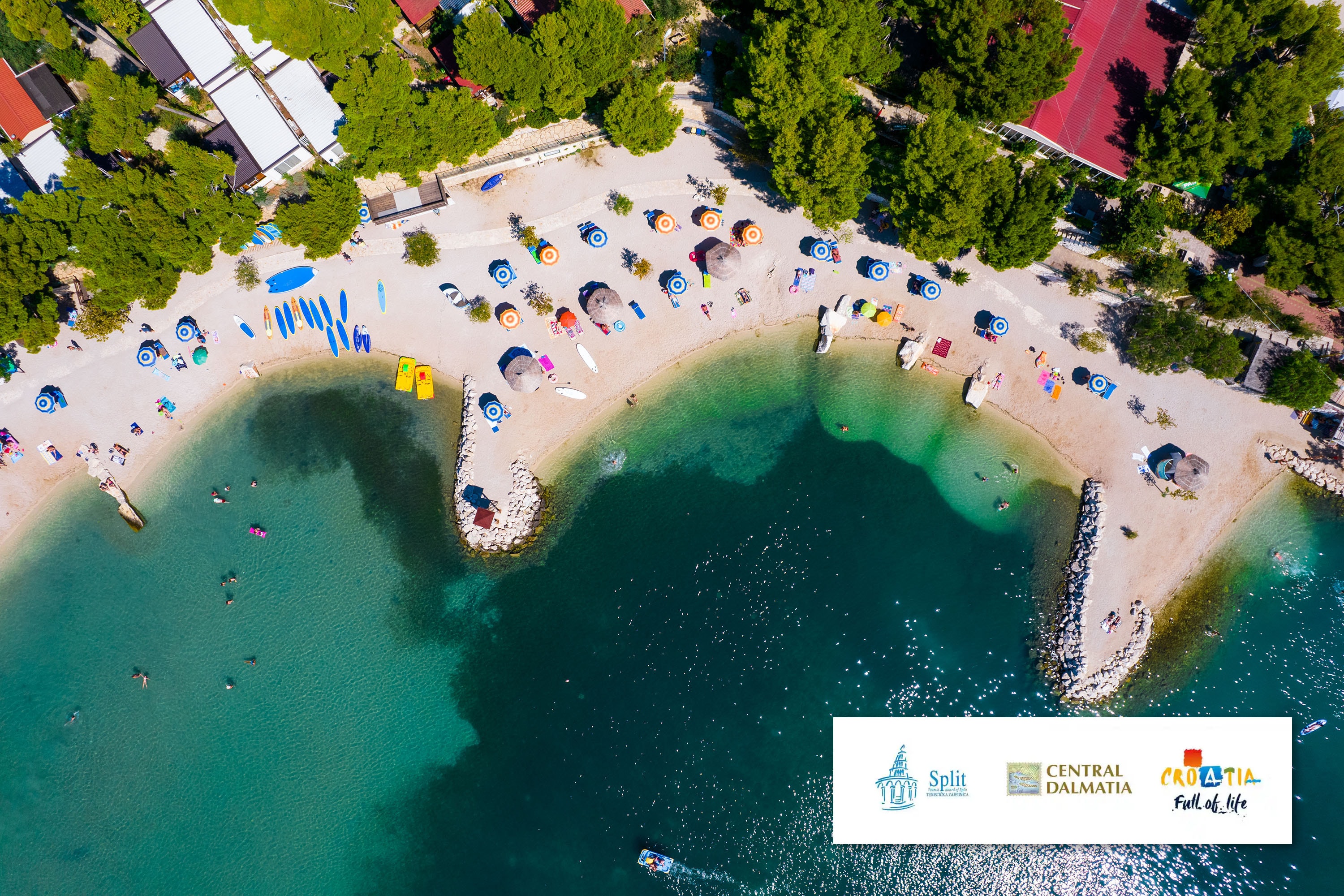 Vakantie naar Camping Stobrec Split in Split Dalmatië in Kroatië