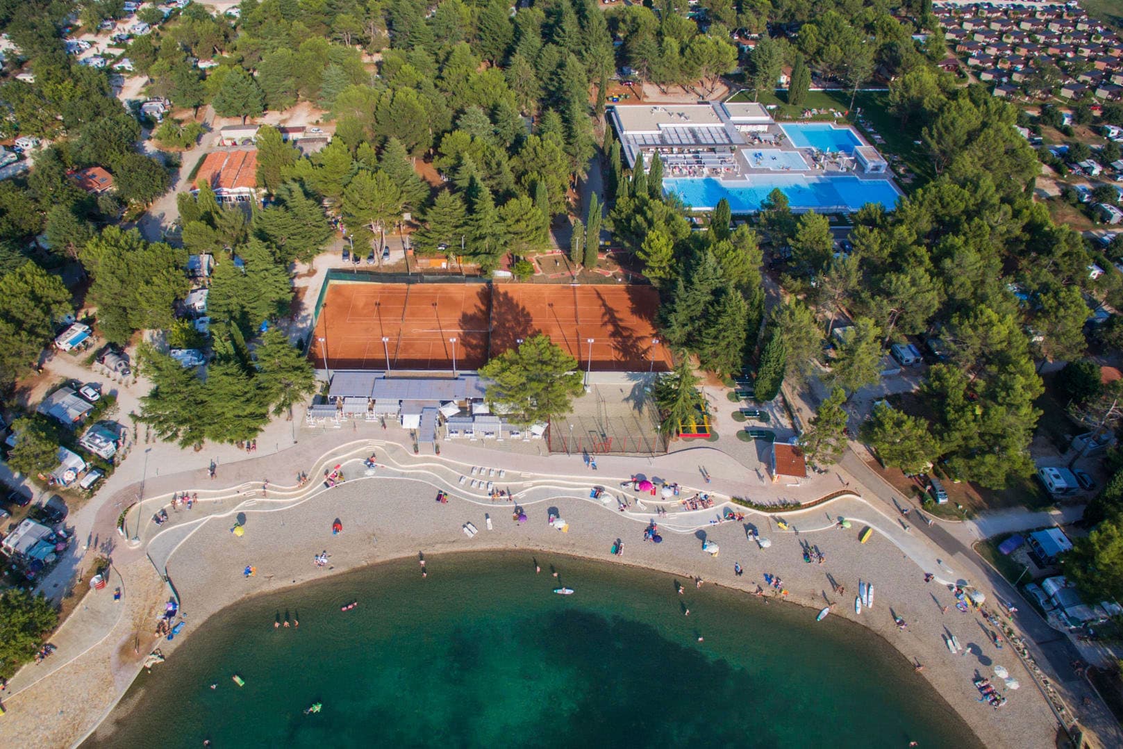 Vakantie naar Camping Valkanela in Funtana in Kroatië