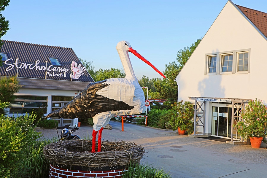 Vakantie naar Campingplatz Storchencamp Purbach in Burgenland in Oostenrijk