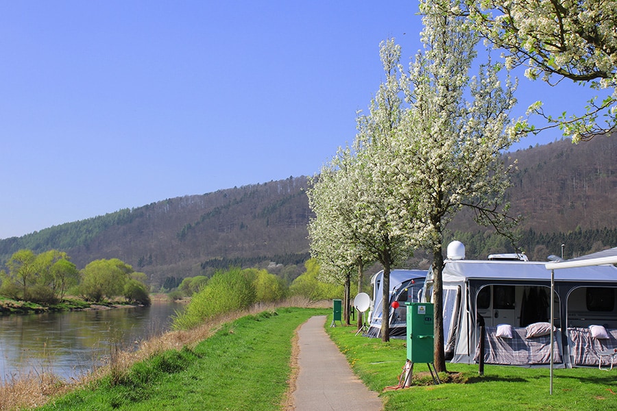 Vakantie naar Campingplatz Wesertal in Hessen in Duitsland