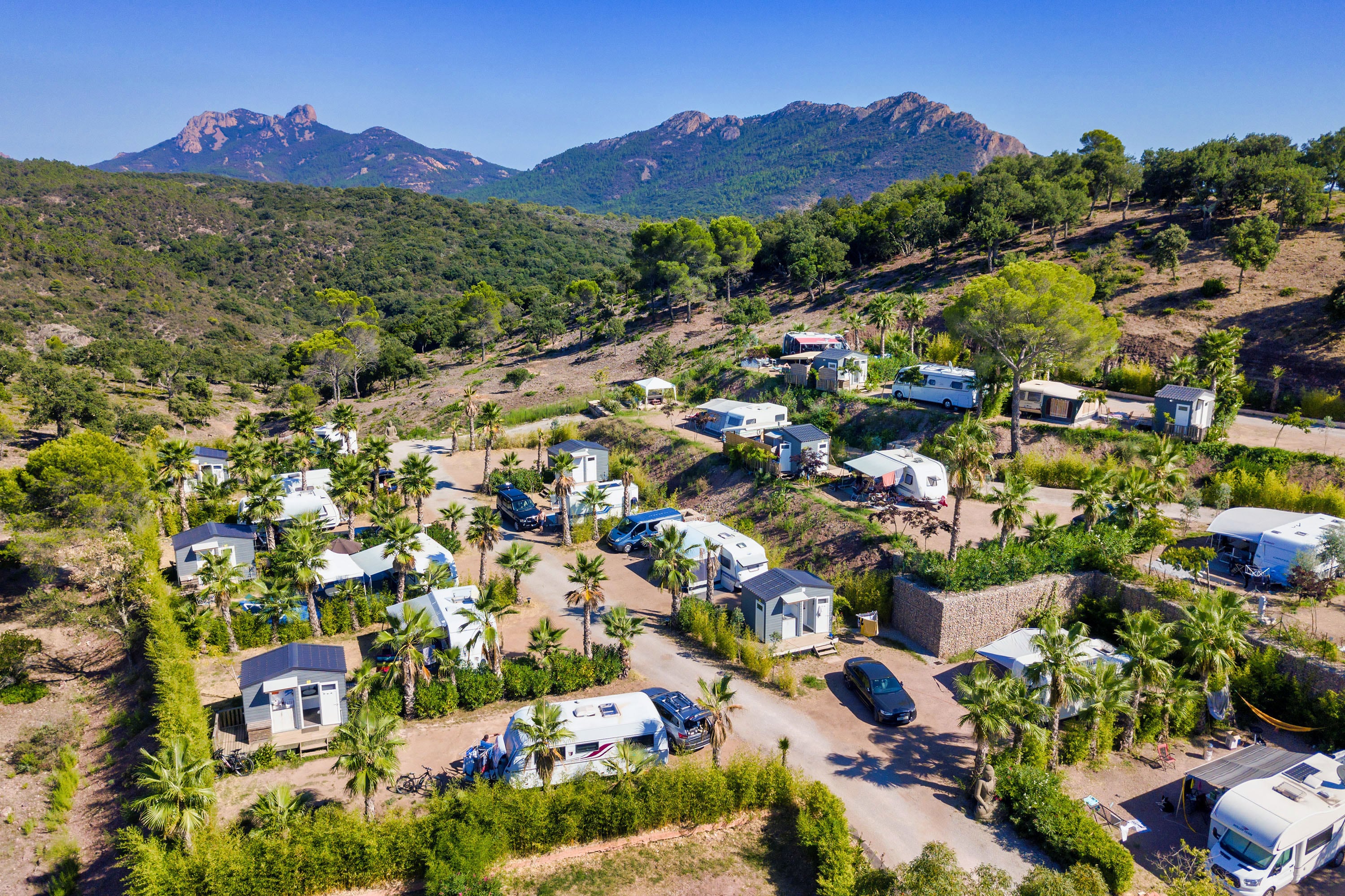 Vakantie naar Esterel Caravaning in Var in Frankrijk