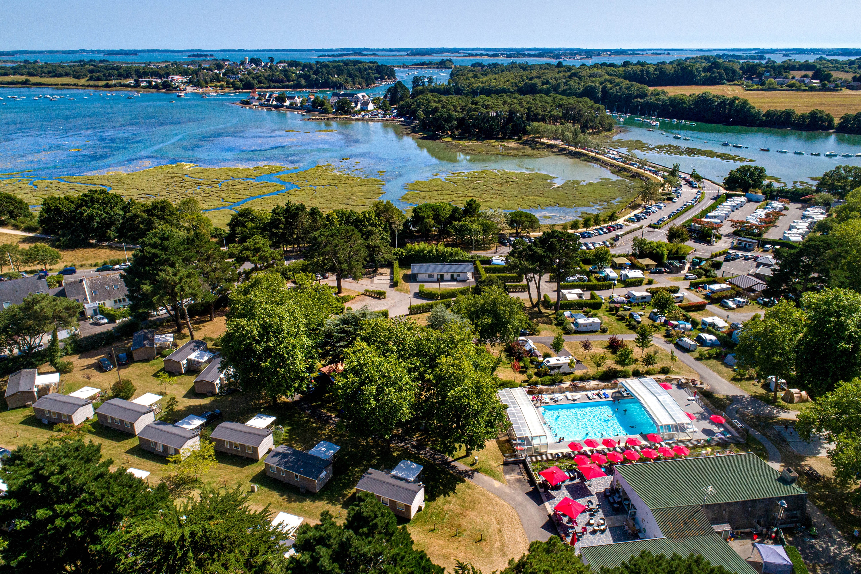 Vakantie naar Flower Camping Le Conleau in Morbihan in Frankrijk