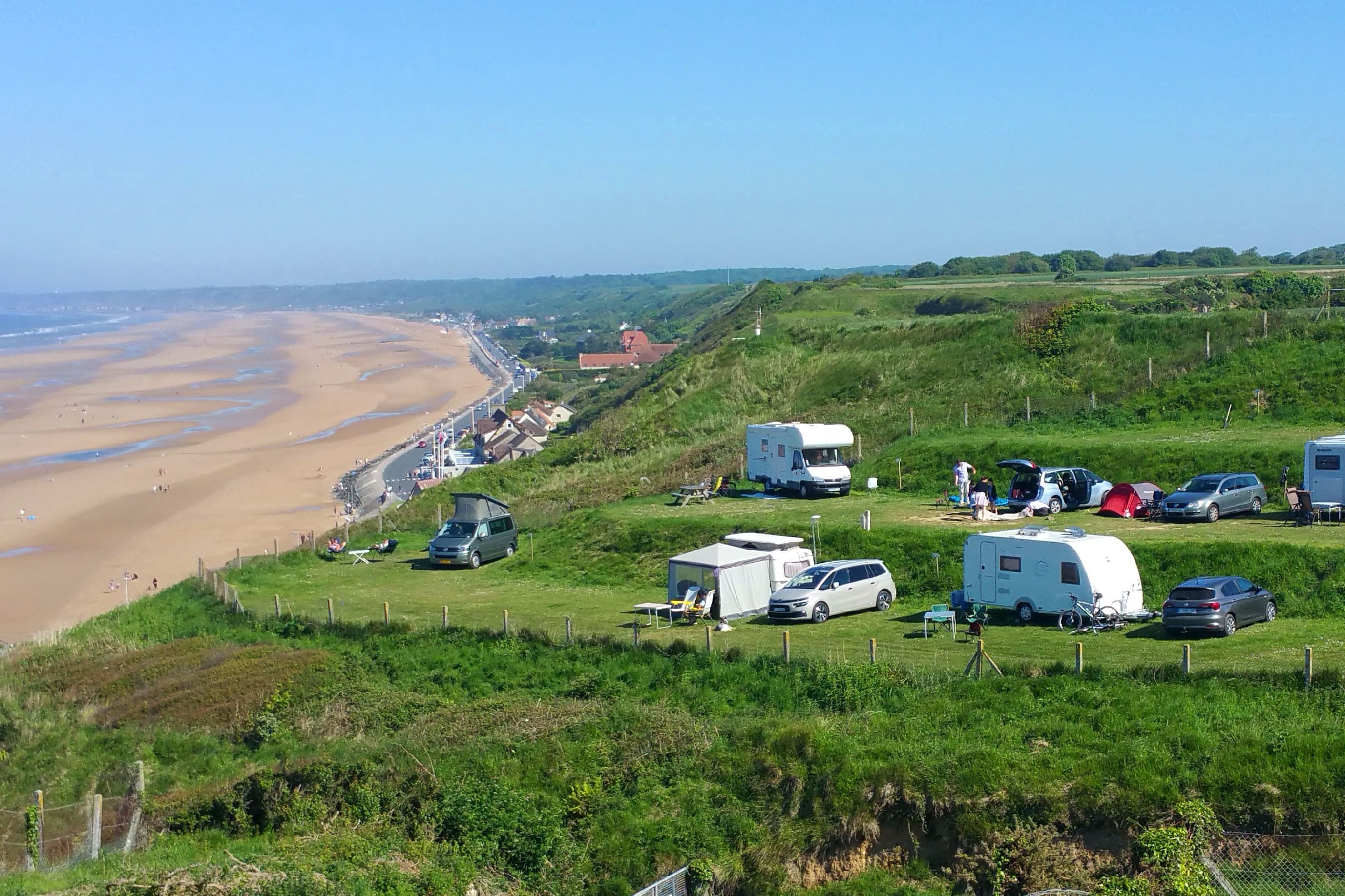 Vakantie naar Flower Camping Omaha Beach in Calvados in Frankrijk