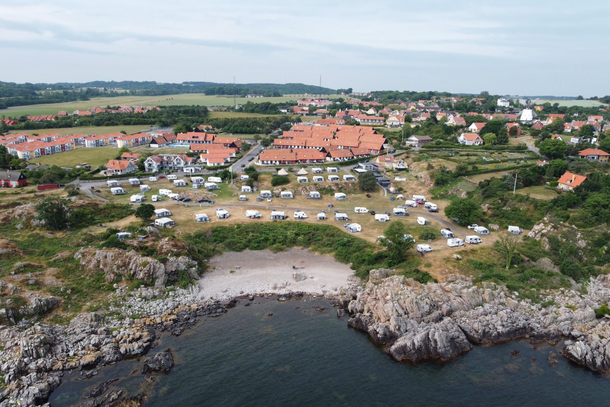 Vakantie naar Gudhjem Camping in Hovedstaden in Denemarken