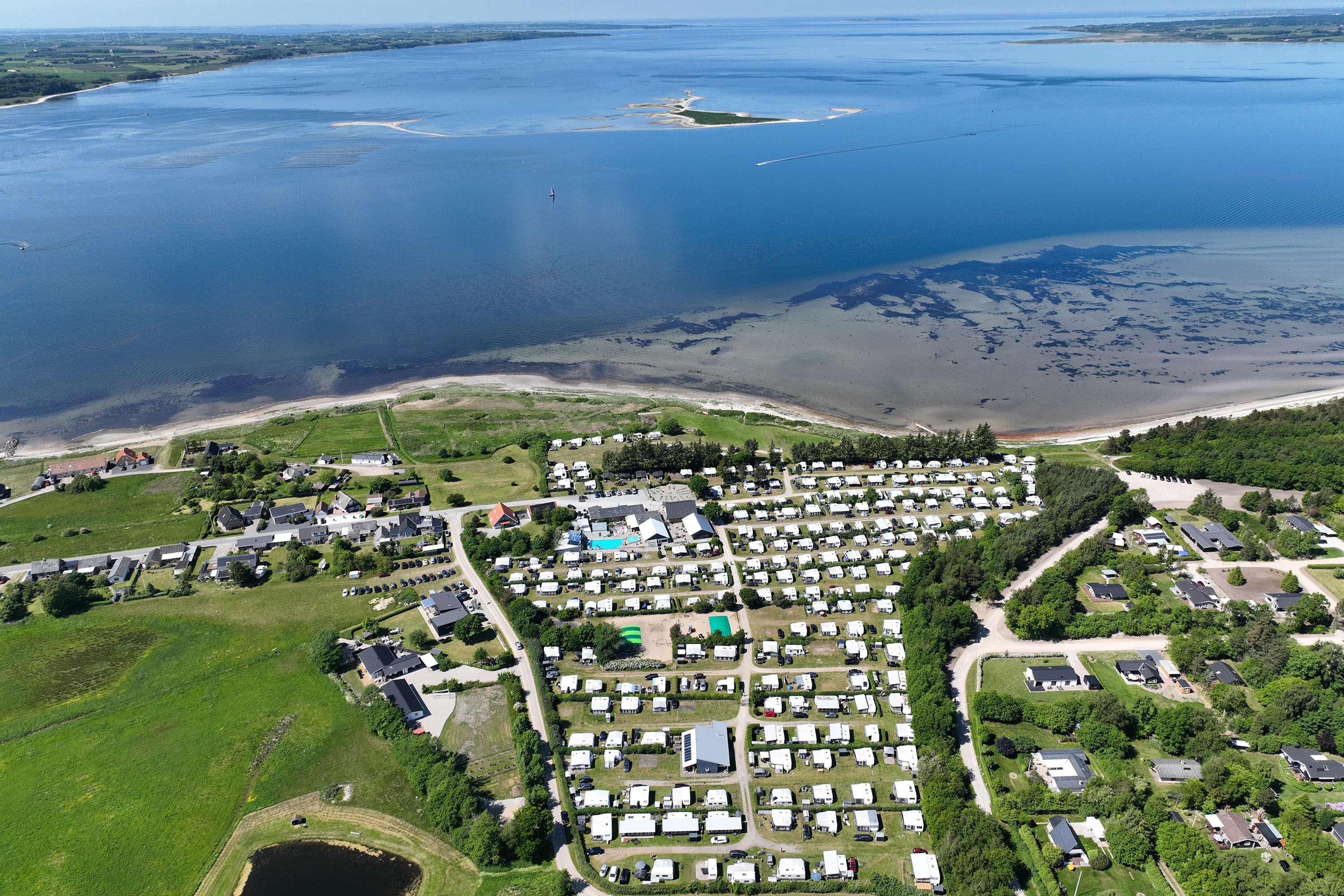 Vakantie naar Hvalpsund Familie Camping in Noord Jutland in Denemarken