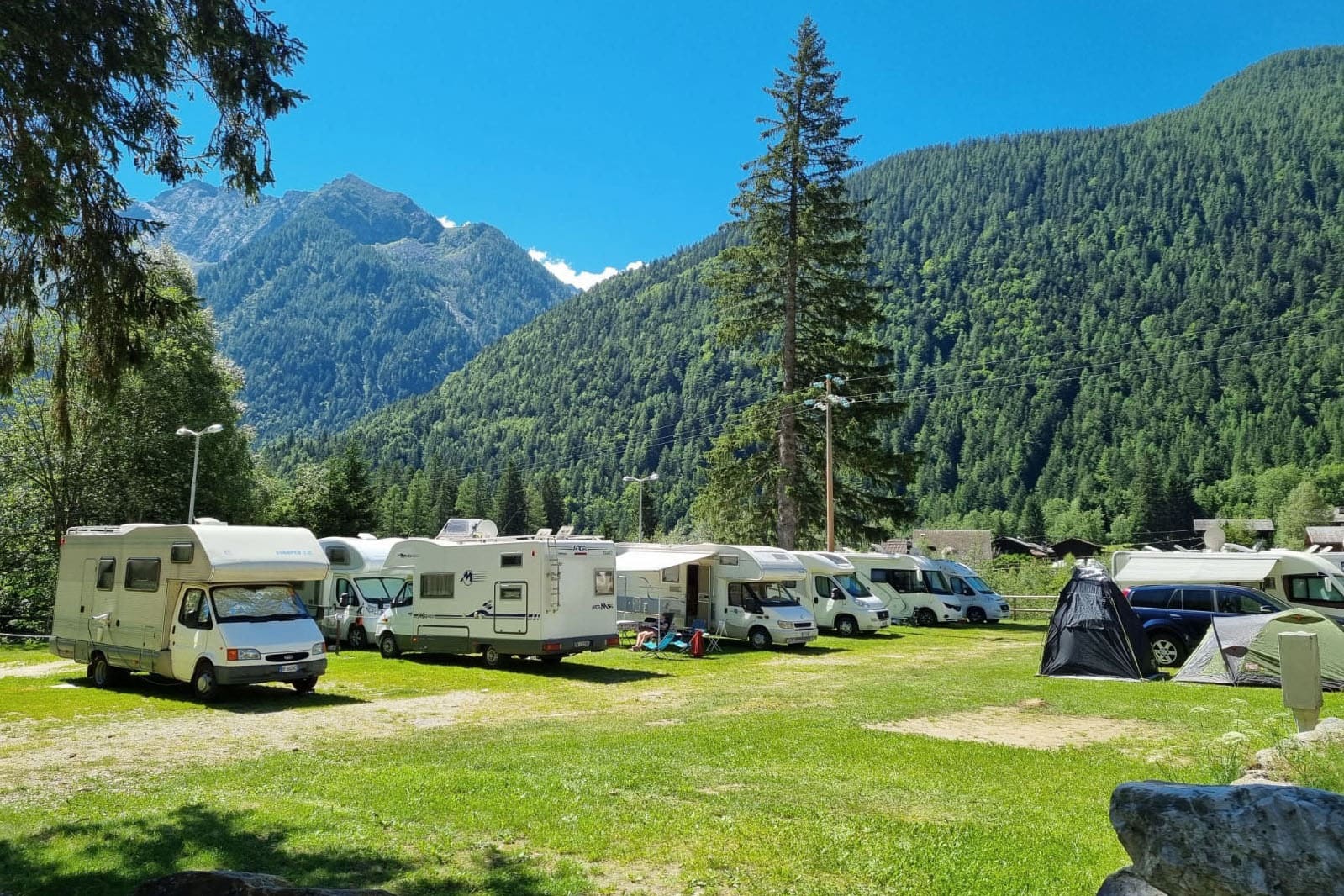 Vakantie naar Macugnaga Natural Camping in Verbano Cusio Ossola in Italië