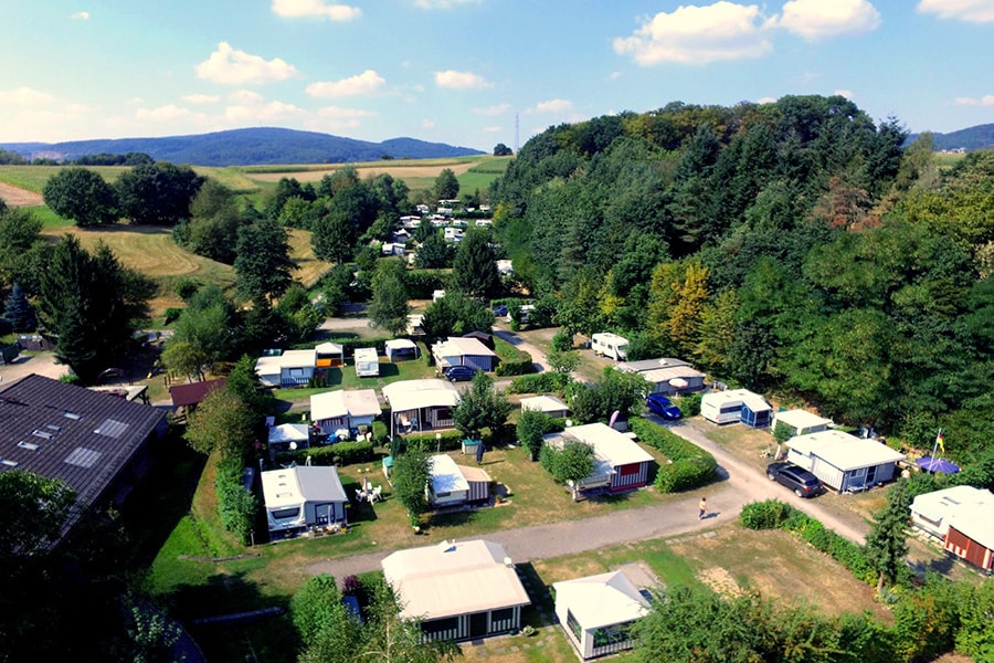 Vakantie naar Nibelungen Camping am Schwimmbad in Hessen in Duitsland