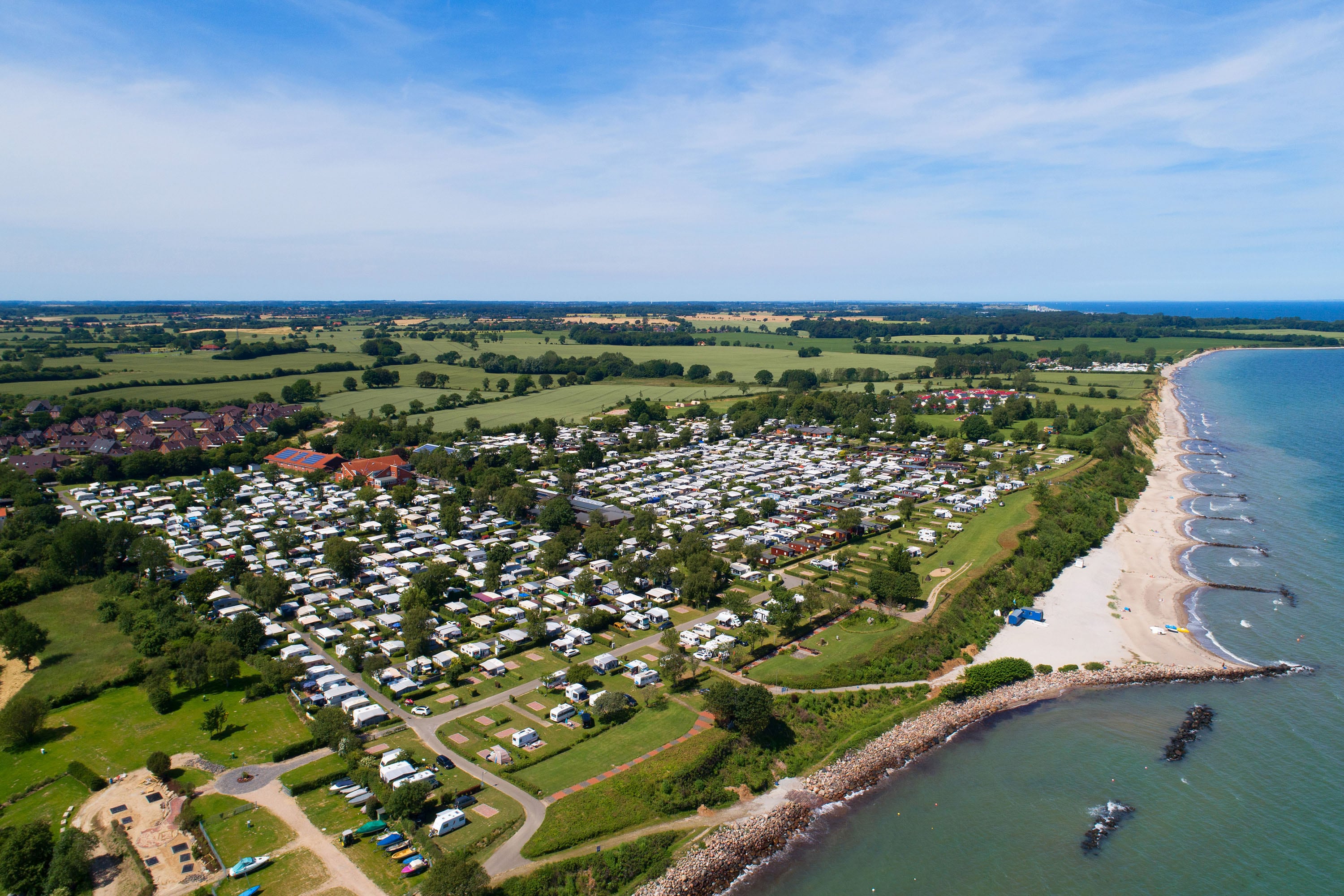 Vakantie naar Ostsee Camping Familie Heide in Sleeswijk Holstein in Duitsland