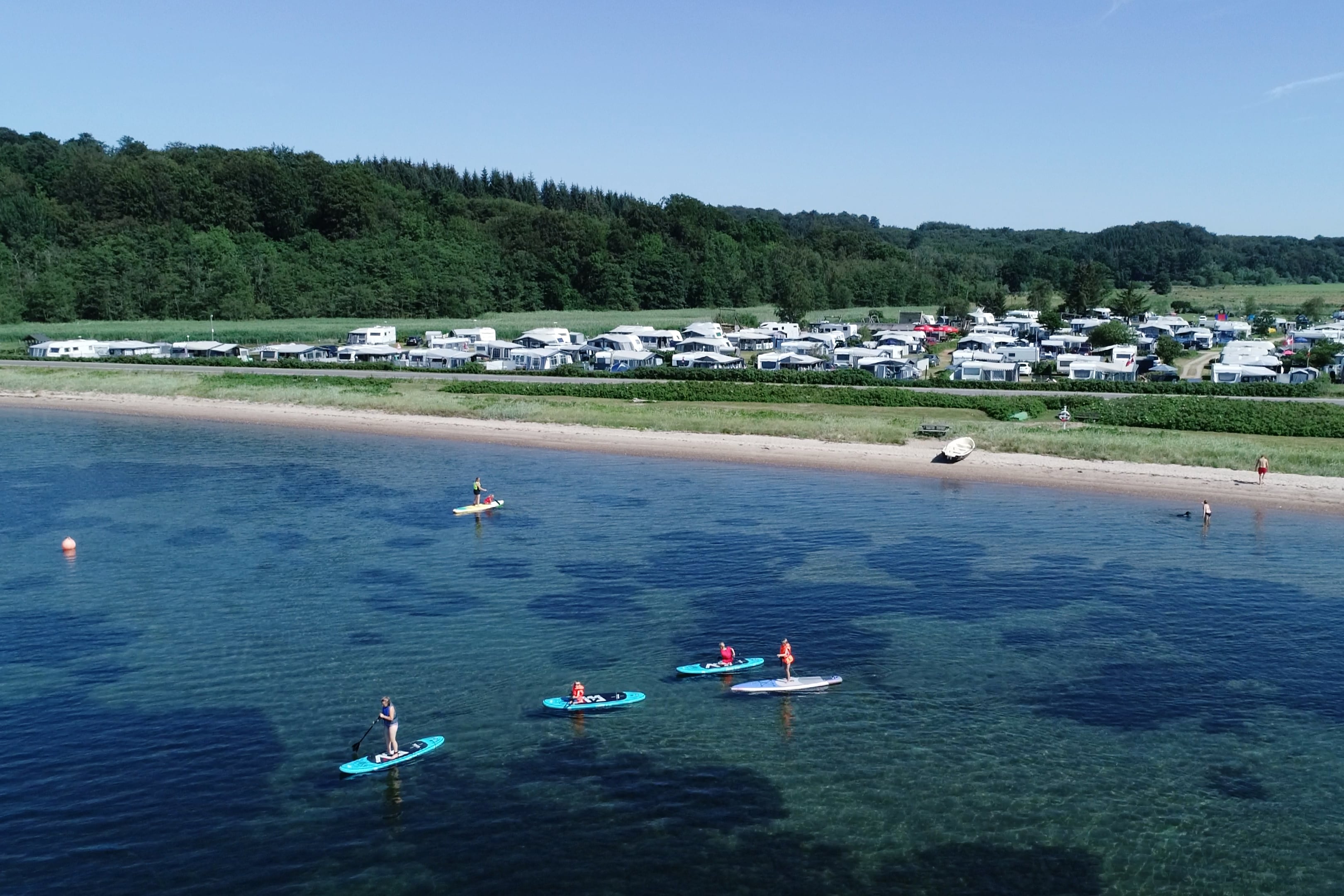 Vakantie naar Rosenvold Strand Camping in Midden Jutland in Denemarken