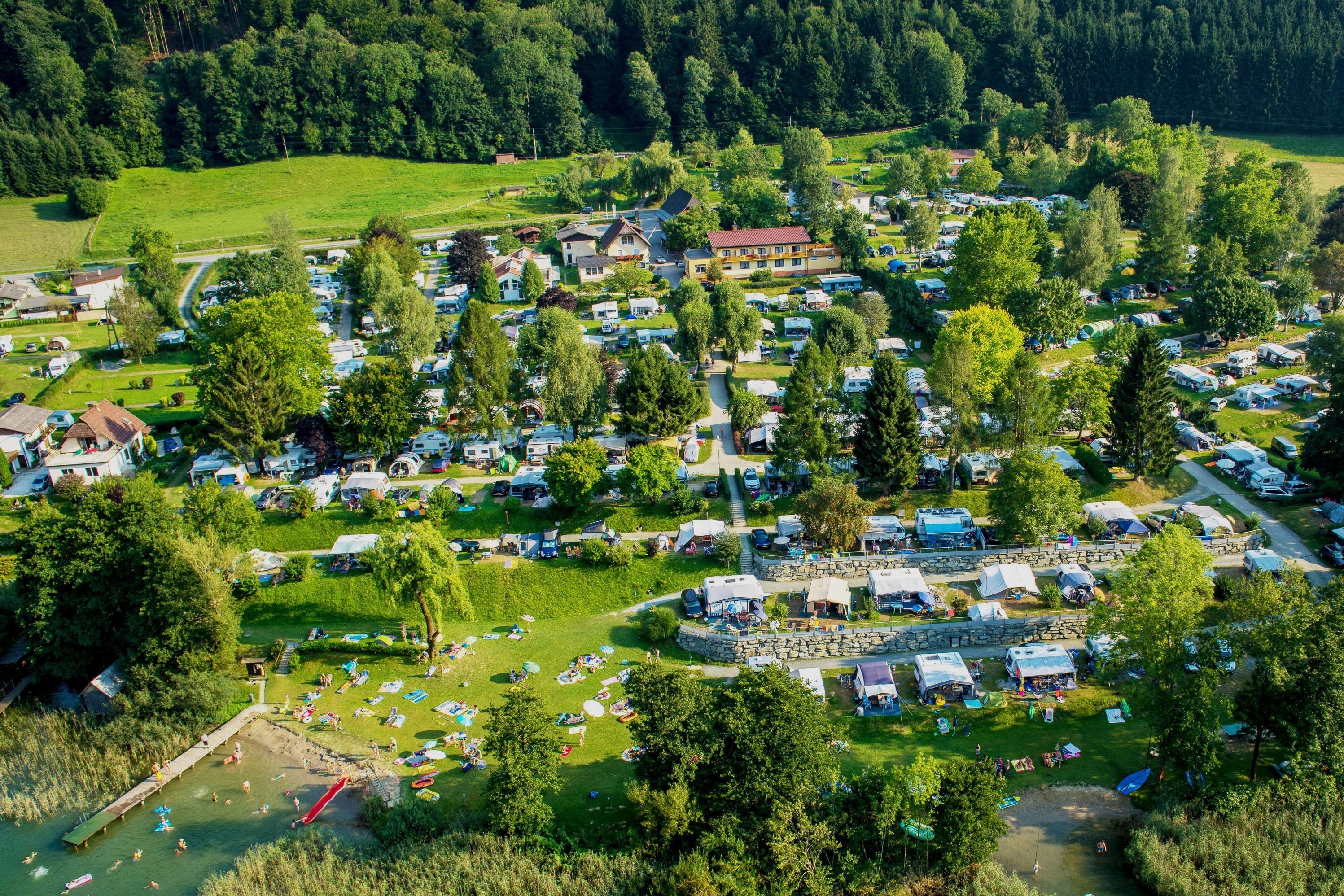 Vakantie naar Seecamping Mentl in Karinthië in Oostenrijk