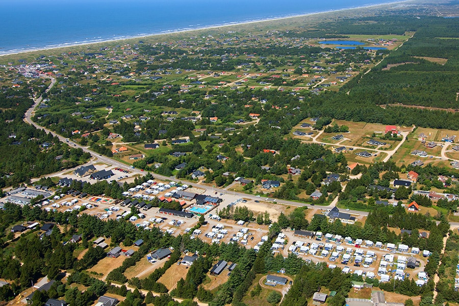 Vakantie naar Vejers Familie Camping in Zuid Denemarken in Denemarken