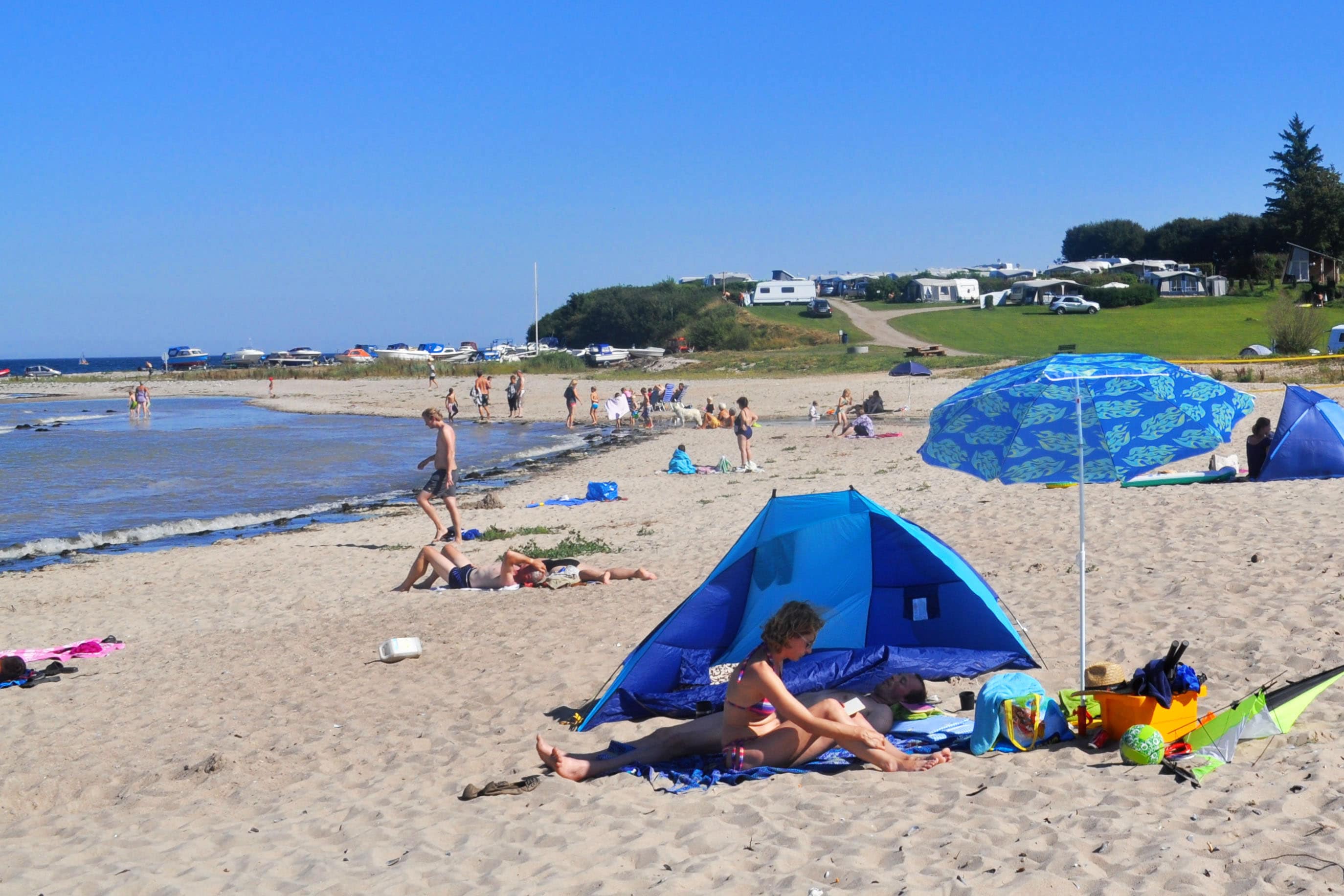 Vakantie naar Vikær Strand Camping in Zuid Denemarken in Denemarken